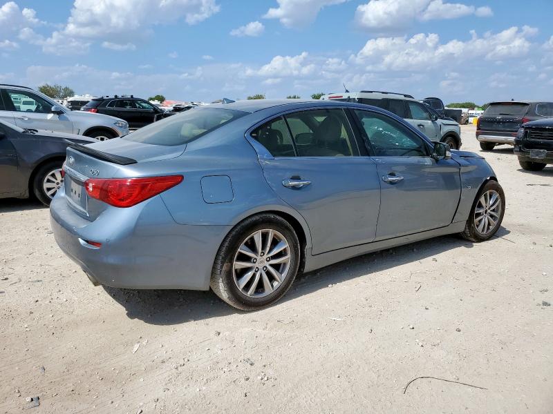 JN1BV7AP5FM335340 - 2015 INFINITI Q50 BASE GRAY photo 3