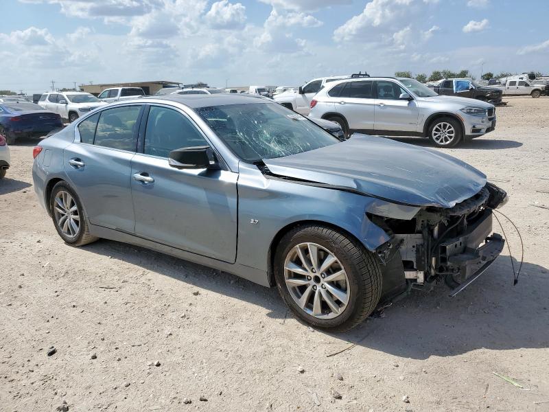 JN1BV7AP5FM335340 - 2015 INFINITI Q50 BASE GRAY photo 4