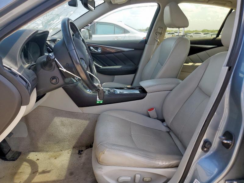 JN1BV7AP5FM335340 - 2015 INFINITI Q50 BASE GRAY photo 7