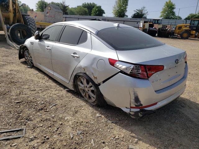 5XXGM4A76DG193216 - 2013 KIA OPTIMA LX SILVER photo 3