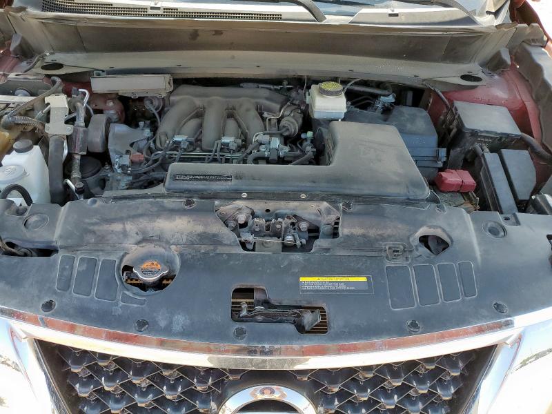 5N1AR2MN4FC690799 - 2015 NISSAN PATHFINDER S წითელი ფოტო 12