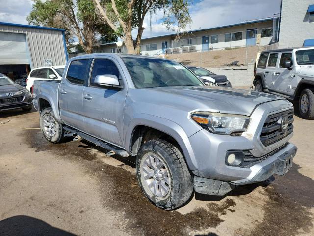 3TMCZ5AN4JM185291 - 2018 TOYOTA TACOMA DOUBLE CAB SILVER photo 4
