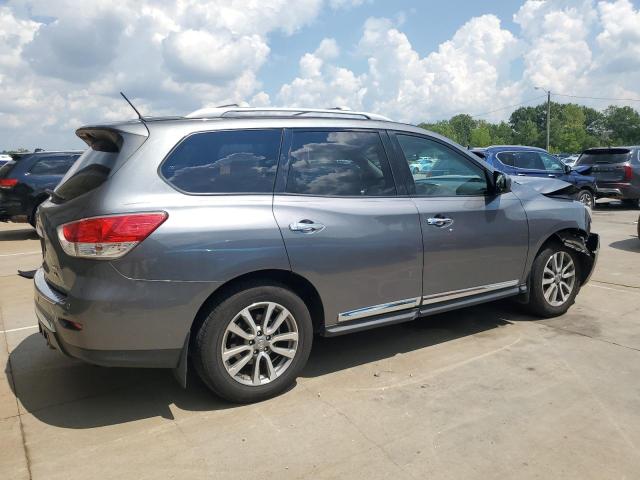 5N1AR2MM9FC627589 - 2015 NISSAN PATHFINDER S ნაცრისფერი ფოტო 3