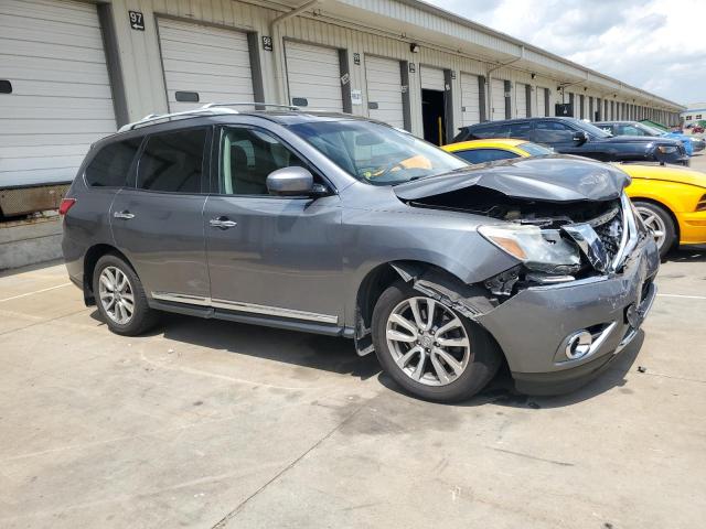 5N1AR2MM9FC627589 - 2015 NISSAN PATHFINDER S ნაცრისფერი ფოტო 4