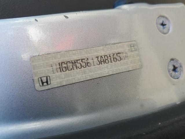 1HGCM66865A008544 - 2005 HONDA ACCORD EX 银色 照片 12