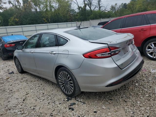 3FA6P0RU4JR155735 - 2018 FORD FUSION TITANIUM/PLATINUM HEV SILVER photo 2