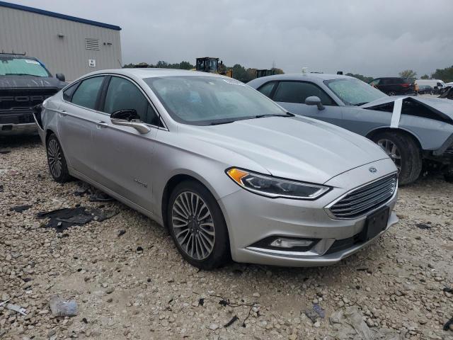 3FA6P0RU4JR155735 - 2018 FORD FUSION TITANIUM/PLATINUM HEV SILVER photo 4