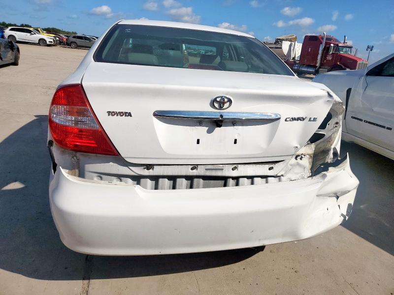 4T1BE30K74U331794 - 2004 TOYOTA CAMRY LE WHITE photo 6