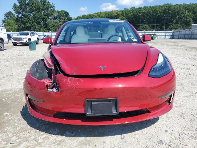 5YJ3E1EB7PF668064 - 2023 TESLA MODEL 3 RED photo 5