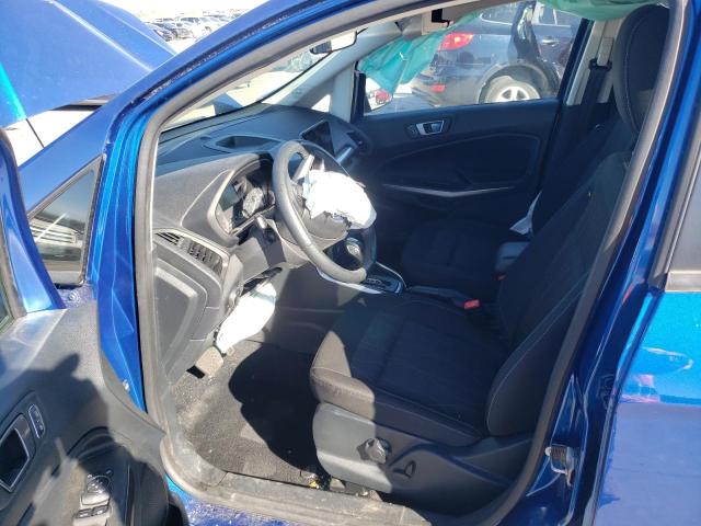 MAJ3S2GE4LC369358 - 2020 FORD ECOSPORT SE BLUE photo 7