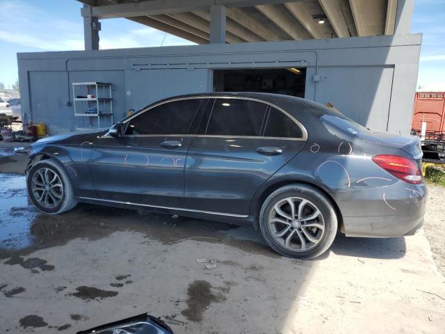 55SWF4KB7FU020981 - 2015 MERCEDES-BENZ C 300 4MATIC CHARCOAL photo 2