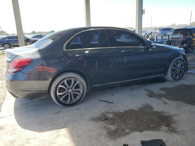 55SWF4KB7FU020981 - 2015 MERCEDES-BENZ C 300 4MATIC CHARCOAL photo 3