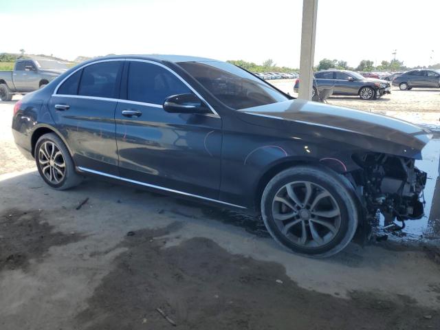 55SWF4KB7FU020981 - 2015 MERCEDES-BENZ C 300 4MATIC CHARCOAL photo 4