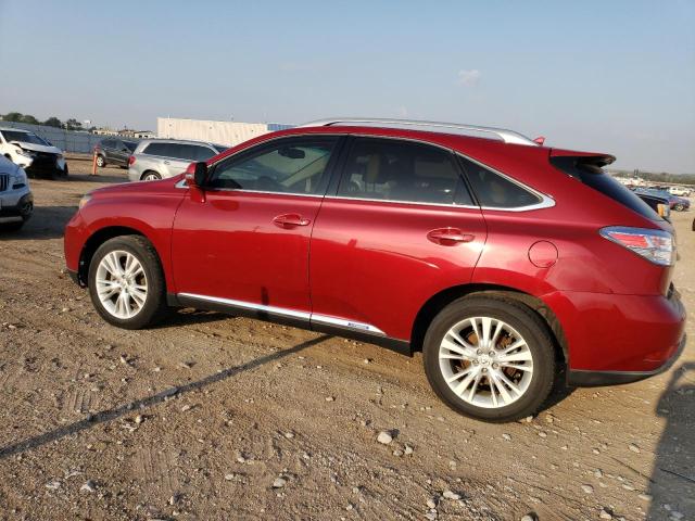 JTJBC1BA5B2034905 - 2011 LEXUS RX 450 RED photo 2