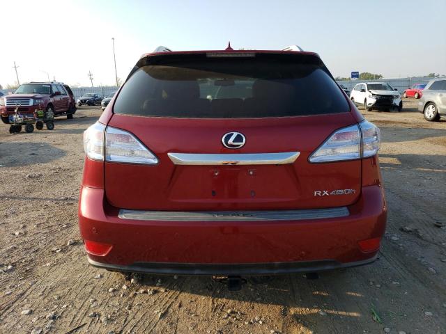 JTJBC1BA5B2034905 - 2011 LEXUS RX 450 RED photo 6