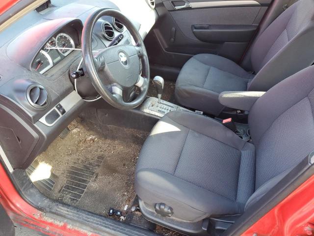 KL1TD56638B133062 - 2008 CHEVROLET AVEO BASE Qırmızı foto 7