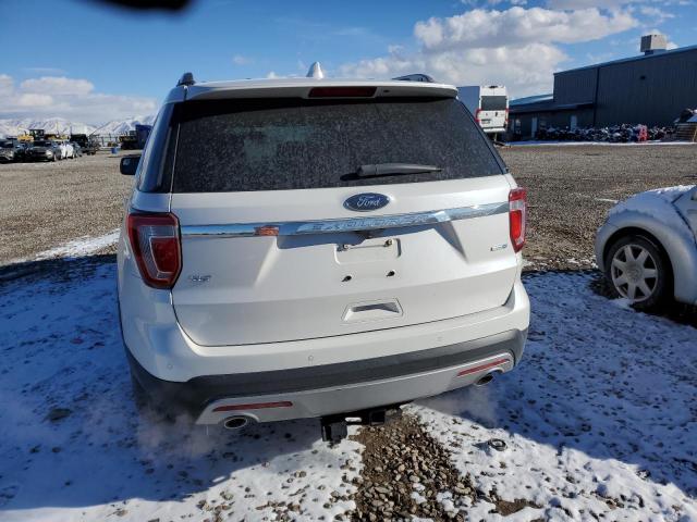 1FM5K8D83GGA95830 - 2016 FORD EXPLORER XLT WHITE photo 6