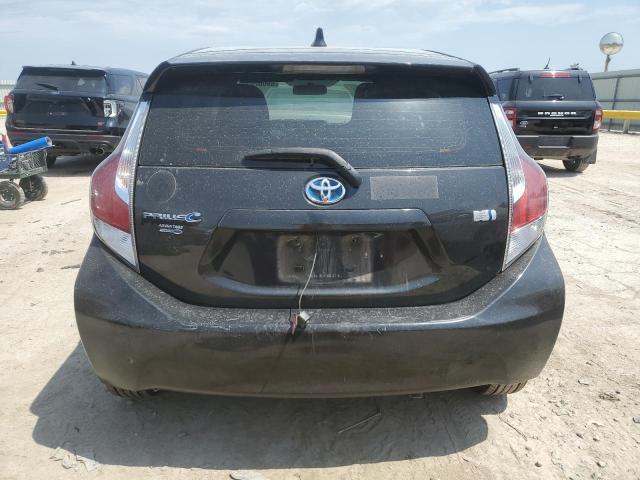 JTDKDTB38F1578114 - 2015 TOYOTA PRIUS C BLACK photo 6