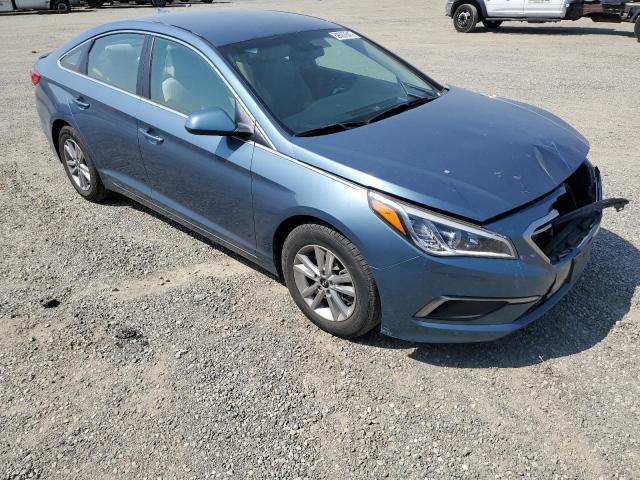 5NPE24AF7GH307964 - 2016 HYUNDAI SONATA SE BLUE photo 4