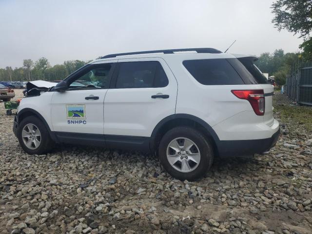 1FM5K8B81EGC49824 - 2014 FORD EXPLORER WHITE photo 2