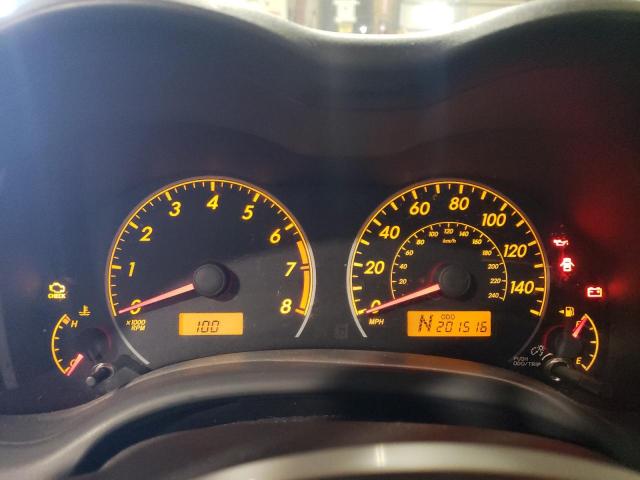 JTDBL40E19J027797 - 2009 TOYOTA COROLLA LE BASE BLACK photo 9