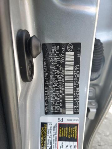 4T1BF1FKXHU350970 - 2017 TOYOTA CAMRY LE SILVER photo 12