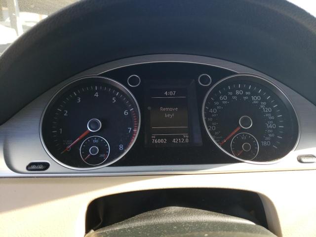 WVWBP7AN0GE512944 - 2016 VOLKSWAGEN CC BASE BLACK photo 9