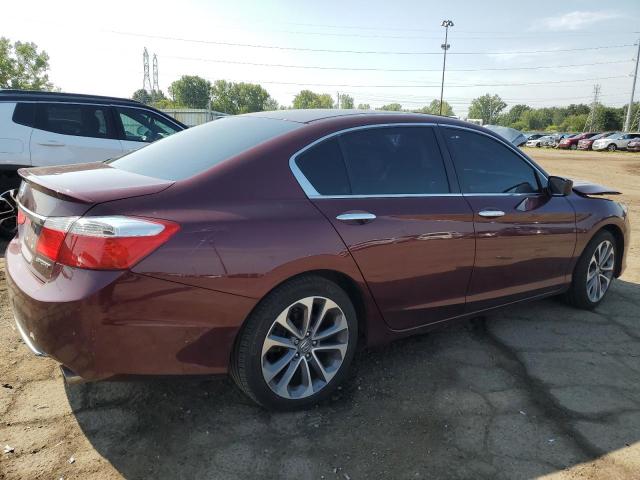 1HGCR2F55FA148182 - 2015 HONDA ACCORD SPORT BURGUNDY photo 3