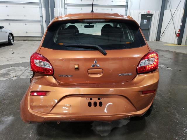 ML32A3HJ9KH011834 - 2019 MITSUBISHI MIRAGE ES ORANGE photo 6