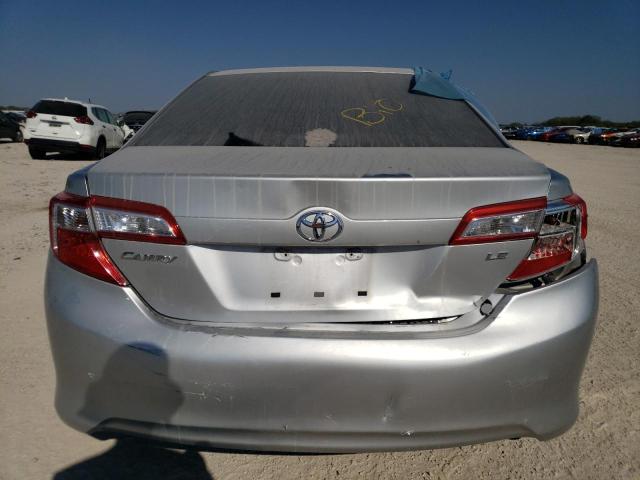 4T4BF1FK6DR289763 - 2013 TOYOTA CAMRY L SILVER photo 6