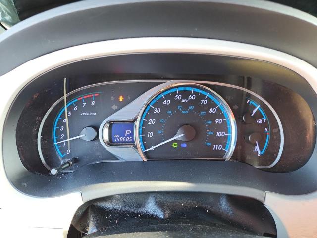 5TDYK3DC8DS332113 - 2013 TOYOTA SIENNA XLE თეთრი ფოტო 9