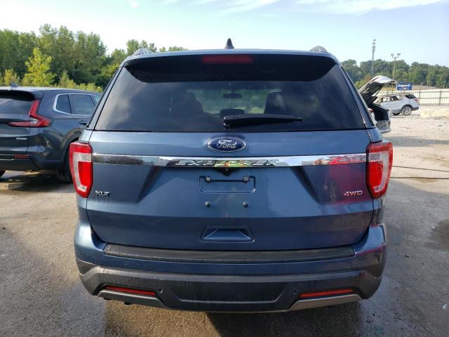 1FM5K8D88KGB05275 - 2019 FORD EXPLORER XLT Կապույտ լուսանկար 6