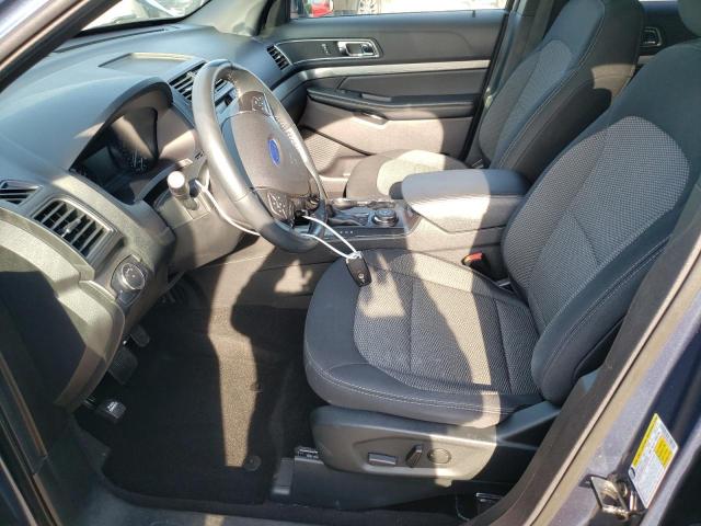 1FM5K8D88KGB05275 - 2019 FORD EXPLORER XLT Կապույտ լուսանկար 7