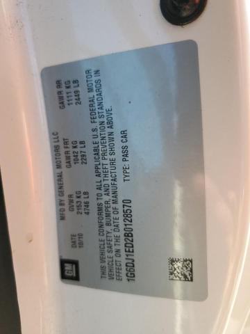 1G6DJ1ED2B0128570 - 2011 CADILLAC CTS PERFORMANCE COLLECTION Белый фото 13