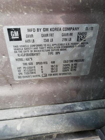 KL4CJFSBXEB541977 - 2014 BUICK ENCORE CONVENIENCE Qəhvəyi foto 13