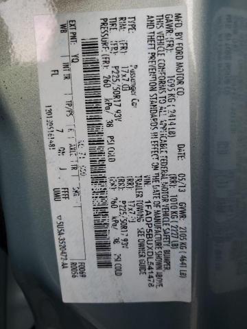 1FADP5BUXDL541478 - 2013 FORD C-MAX SEL BLUE photo 13