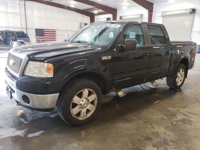 1FTPW14V67FB46855 - 2007 FORD F150 SUPERCREW BLACK photo 1