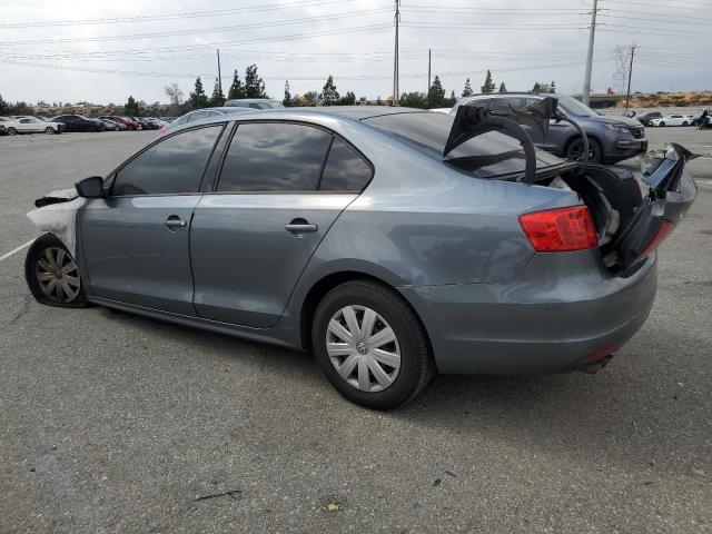 3VW1K7AJ4CM315798 - 2012 VOLKSWAGEN JETTA BASE GRAY photo 2