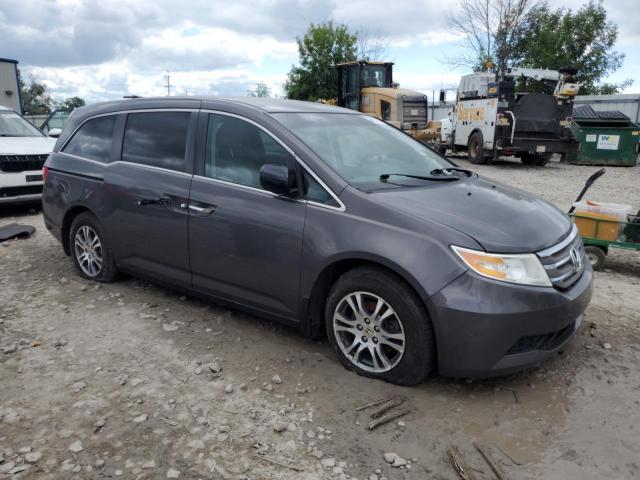 5FNRL5H41DB034698 - 2013 HONDA ODYSSEY EX Մոխրագույն լուսանկար 4