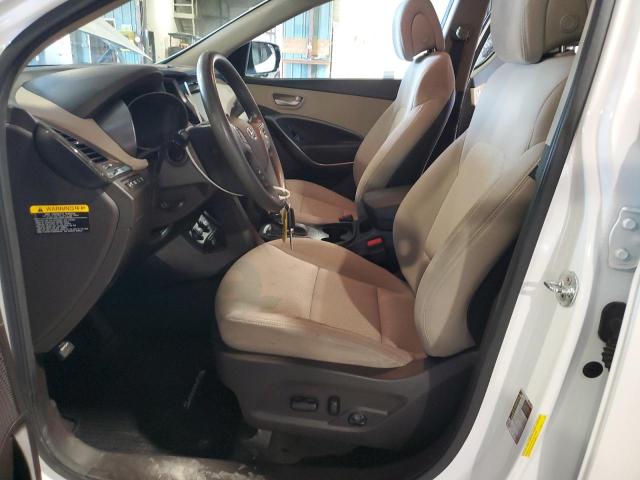 5NMZU3LB1HH003480 - 2017 HYUNDAI SANTA FE S WHITE photo 7