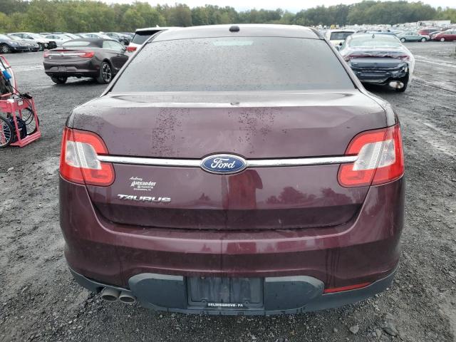 1FAHP2DW8BG128737 - 2011 FORD TAURUS SE BURGUNDY photo 6