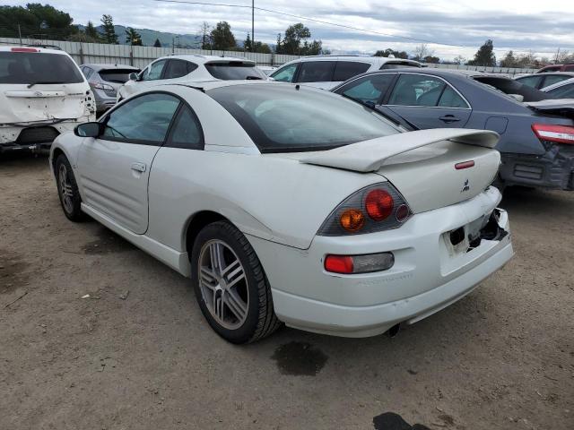 4A3AC74H53E004005 - 2003 MITSUBISHI ECLIPSE GTS WHITE photo 2