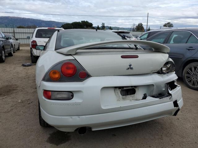 4A3AC74H53E004005 - 2003 MITSUBISHI ECLIPSE GTS WHITE photo 6