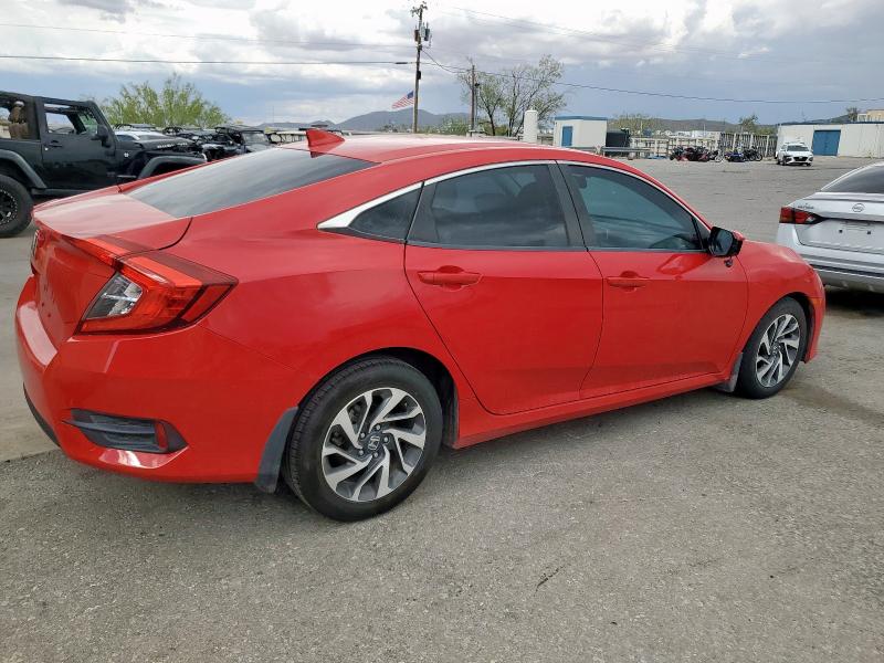 2HGFC2F75HH518826 - 2017 HONDA CIVIC EX RED photo 3