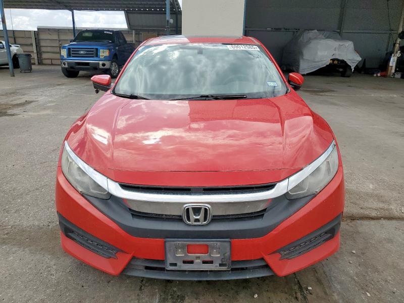 2HGFC2F75HH518826 - 2017 HONDA CIVIC EX RED photo 5