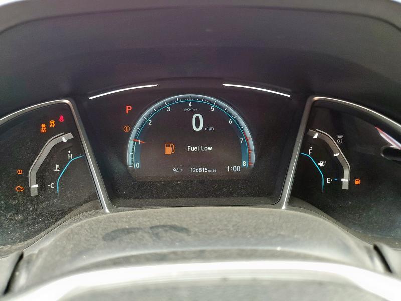 2HGFC2F75HH518826 - 2017 HONDA CIVIC EX RED photo 9