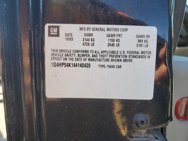 1G4HP54K144140429 - 2004 BUICK LESABRE CUSTOM 黑色 照片 13