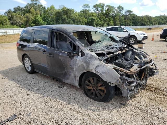 5FNRL6H27KB008110 - 2019 HONDA ODYSSEY LX BLUE photo 4