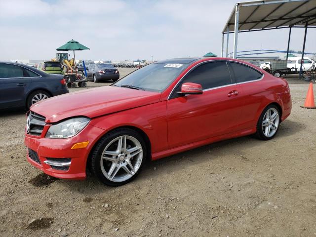 WDDGJ4HB0EG185406 - 2014 MERCEDES-BENZ C 250 RED photo 1