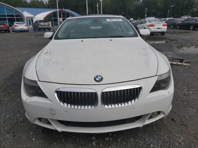 WBAEH73445B215959 - 2005 BMW 645 CI AUTOMATIC WHITE photo 5